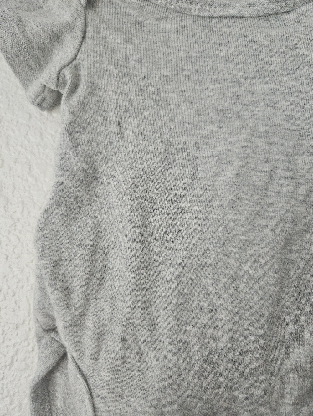 H&M Light Gray Ribbed Baby Bodysuit - Picture 2 of 4